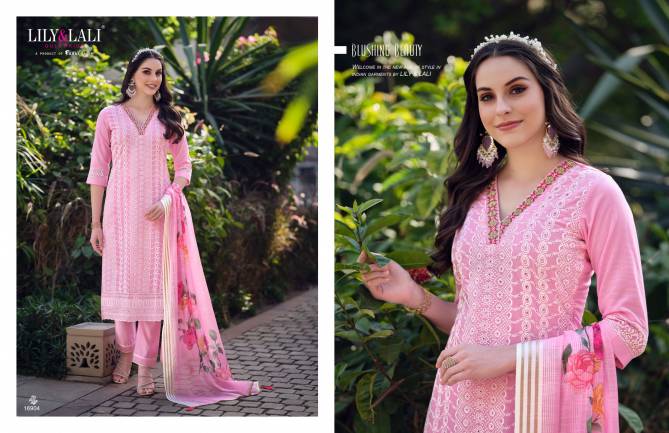 Cotton Carnival 2 By Lily And Lali schiffli Work Cotton Readymade Suits Wholesale Shop In Surat
